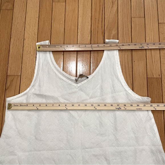 FLAX Linen Short Dress Woman Size Large - Picture 4 of 6